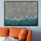 Oil Painting Kits On Canvas Abstract Coloring Art Abstract thick texture sea beach modern handmade oil painting for offcie bedro