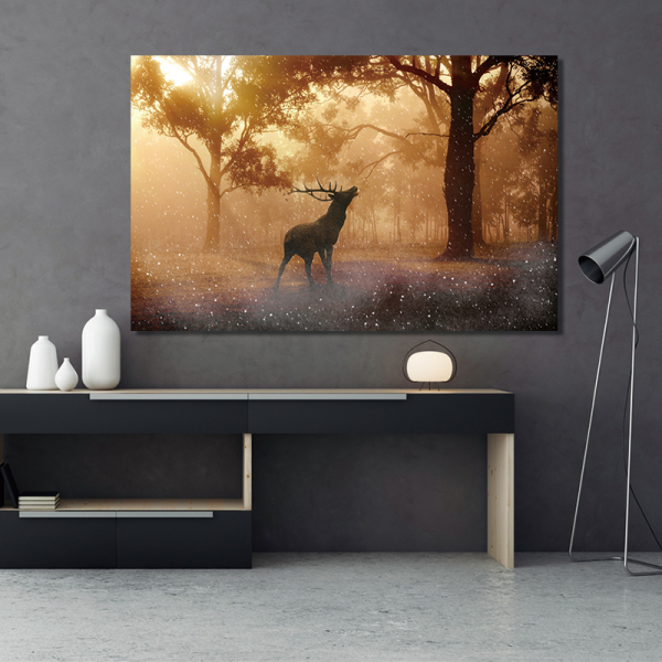 Canvas Art Wall Painting Decorative Animal Deer Modular Picture For Living Room Home Decor Wall Art Paints Unframed
