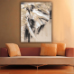 Large wall painting on oil painting handmade abstract  animal art decorative frames for living room decoration