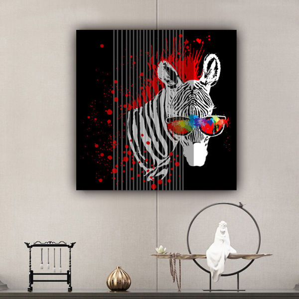 New product animal zebra oil painting modern painting living room decoration wall art oil painting on canvas