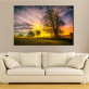 Custom designs DIY painting seaside village house paint by number kit handmade oil painting on canvas