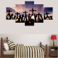Newest selling hadow of the cross design canvas print painting custom printed canvas painting