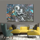 2018 New Design Graffiti Space People Wall Art Painting Modern Home Decor Artwork Painting For Living Room Decor