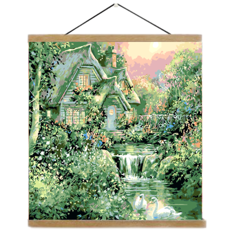 Framed Canvas Painting By Numbers Christmas Gift For Children Figure Photo By Number canvas painting