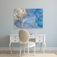 High sale wholesale oil painting home decoration blue abstract oil painting living room wall decoration painting