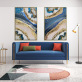 Wholesale Custom New Black Sea 3D Rhinestone Decorative Framed Hanging Glass Painting Other Wall Paintings Art on Acrylic