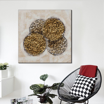 New products metal seal theme wall decorations handmade art oil painting