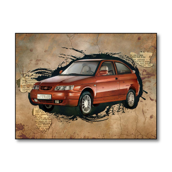 OEM&ODM digital canvas the archaistic abstract car painting, good quality prints canvas wall painting OEM&ODM digital canvas the archaistic abstract car painting, good quality prints canvas wall painting