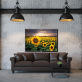 Art Abstract Oil Paintings Sunflower Decorative Picture Gifts Modern Printed framless canvas art print painting