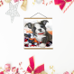 Pangoo Wholesale Custom Christmas Dog and Tree  Wall Hanging Framed DIY Painting by numbers set