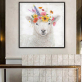 High Skills Artist Handmade Abstract Oil Painting on Canvas Modern Art Color Sheeps with flowers Painting for Wall Pictures