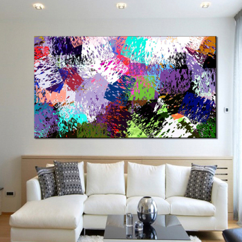 Big Size Abstract Painting Poster Wall Art Landscape Picture Canvas Print for Living Room Home Decor No Frame