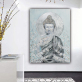 Fashion Wall Art Fallout canvas painting Dark Color Lotus Lantern Buddha Canvas Oil Painting Living Room