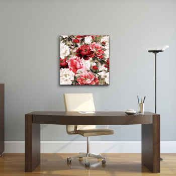 Wall paintings decor modern canvas print poster wall pictures peony flower canvas painting oil art work painting