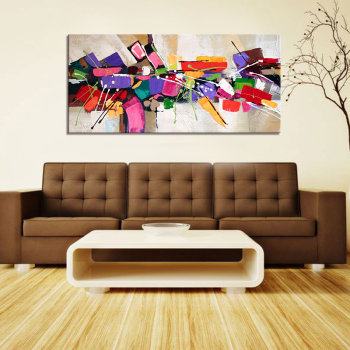 Latest product splash art painting handmade oil painting living room decor
