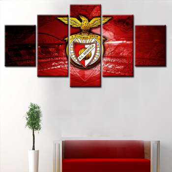 Eagles Stadium Sports Spirit United for a National Emblem Famous Portuguese Basketball Team Benfica Home Decorative Painting Oil