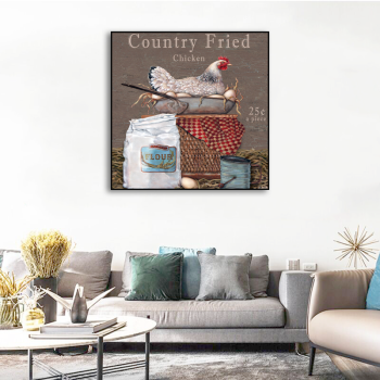 Top grade country site village design canvas printing, customized digital photography printing modern painting pictures