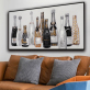 Handmade Paintings On Canvas Wall Decoration Living Room Home bottles Hand Painted Abstract Canvas Painting UnFramed