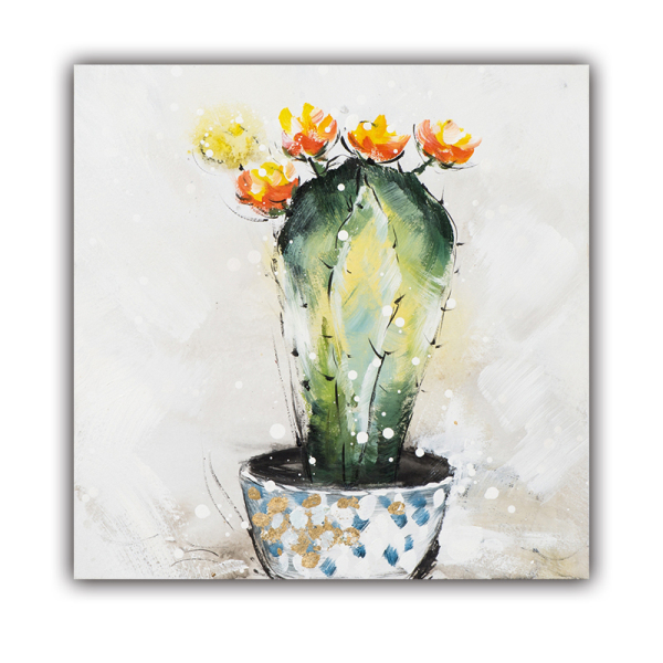 Sunset Natural Building Landscape Oil Painting For Adults. Hand Painted Oil Paint
