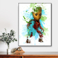 Hot Sale 5D DIY Diamond Painting by Number Kits Clown Halloween Pictures Full Drill Home Wall Arts Ornament