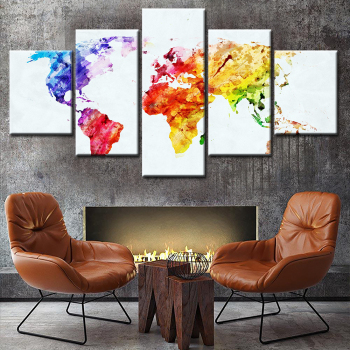 Top selling interior decoration modern canvas printing art splash canvas painting