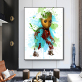 Hot Sale 5D DIY Diamond Painting by Number Kits Clown Halloween Pictures Full Drill Home Wall Arts Ornament