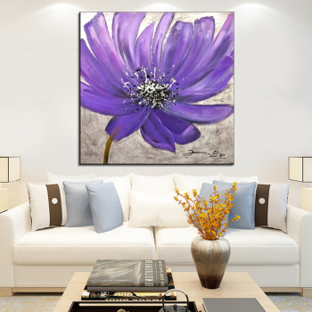 New Arrival Home Wall Flower Canvas Art Handmade Abstract Flower Oil Painting Canvas Wall Art Modern Home Decoration Piece Art
