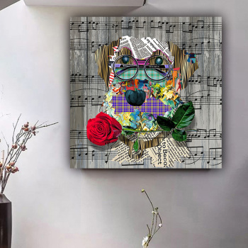 Lovely Baby Animals Art Print Poster Child Picture Canvas Painting Kids Room Nursery Wall Decor