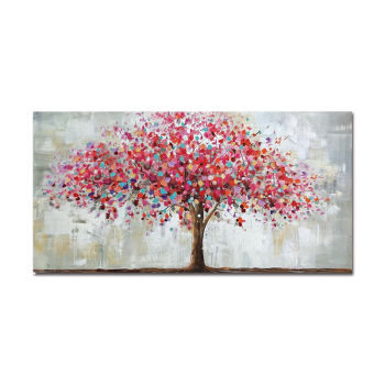 Large Modern Abstract Colorful Tree Handpainted Oil Painting Handmade Canvas Painting Home Wall Decor No Frame Large Modern Abstract Colorful Tree Handpainted Oil Painting Handmade Canvas Painting Home Wall Decor No Frame