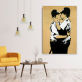 Customized design plan street graffiti exaggerated art painting wall decoration printing canvas painting