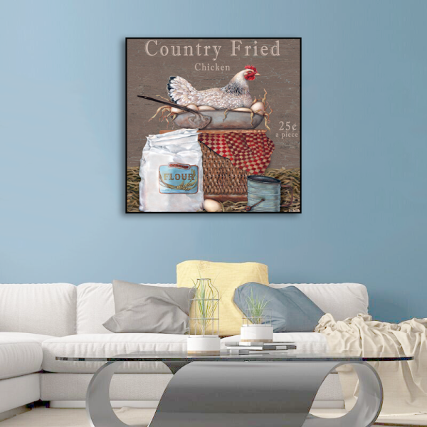 Top grade country site village design canvas printing, customized digital photography printing modern painting pictures