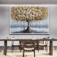 Handmade Home decoration Modern abstract Gold Tree oil painting handpainted canvas painting home decor wall art picture for room