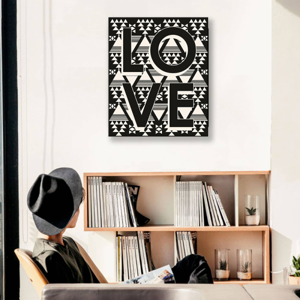 Abstract Painting Wall Art Canvas Prints Love Letter Posters Wall Pictures Home Decor abstract oil painting