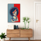Hot sale factory wholesale custom character women painting color european style printing canvas oil painting