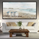 Home Decor Hand Made oil painting Rural scenery, the house of hometown Decorative painting