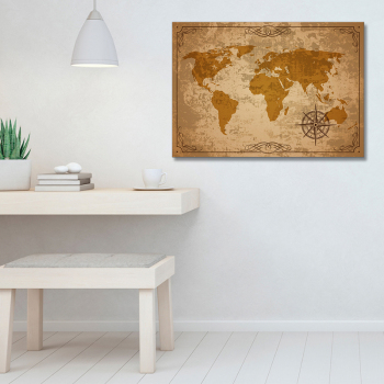 2021 Wholesale special Design Map Picture Canvas Painting Paintings for living room