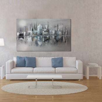 100% handgefertigt Herbstansicht Braun Abstrakte Malerei Moderne Kunst Bild Für Wohnzimmer Moderne Cuadros Leinwand Kunst Hohe Qualität