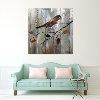 Hot selling handmade picture oil painting hummingbirds theme floral canvas painting custom printing Hot selling handmade picture oil painting hummingbirds theme floral canvas painting custom printing