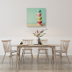 Modern big size hotel artwork wall art painting on canvas colorful teacup print painting decorations for home wall arts painting