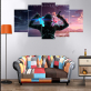 Japanese Cartoon Soldier Wall Poster Canvas Oil Painting Spray Painting Home Wall Decoration
