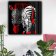 Wall hanging picture frameless animal canvas modern home decoration canvas oil painting art
