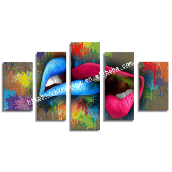 Modern 5 Frameless Canvas Graffiti Lip Wall Printing Art Home Decoration 5 Living Room Pictures Modern 5 Frameless Canvas Graffiti Lip Wall Printing Art Home Decoration 5 Living Room Pictures