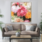 Wholesale custom flower home hotel decoration printing canvas modern art oil painting