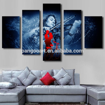 beautiful Natural sunrise landscape oil painting on canvas for Living room wall decoration