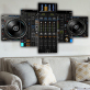 Metal Machine Wall Art 5 Canvas Combination Painting Home Decoration Oil Painting
