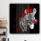 New product animal zebra oil painting modern painting living room decoration wall art oil painting on canvas