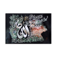 Posters and Prints Wall Art Islamic Muslim Arabic Kufic Bismillah Calligraphy Canvas Paintings for Living Room Wall Decor Gift