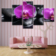 Hot sale art flower theme canvas floral canvas painting custom printing