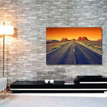 New Style adult home decoration crafts wall art printing highway landscape canvas printing painting