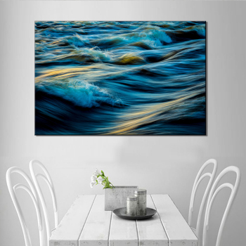 Realist Sea Wave Art Oil Painting On Canvas Wall Art Frameless Picture Decoration For Live Room Home Decor Gift